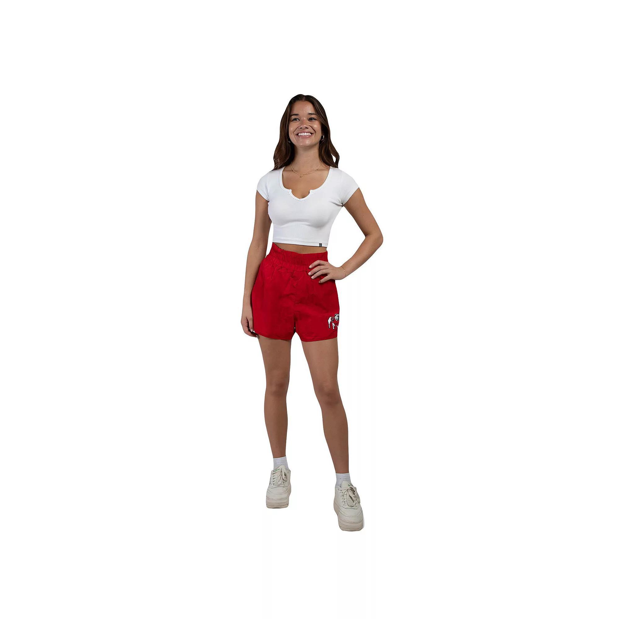 Women's Hype and Vice  Red Georgia Bulldogs Boxer Shorts, Size: XL Product Image