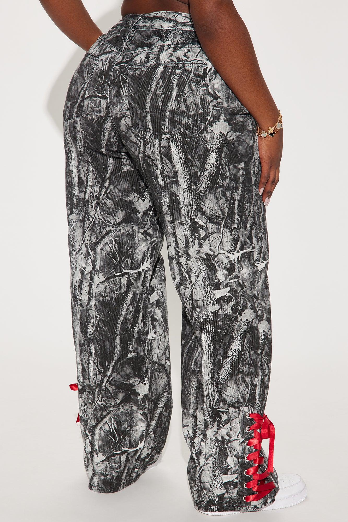 Wild Wanderer Non Stretch Wide Leg Jeans - Grey Product Image
