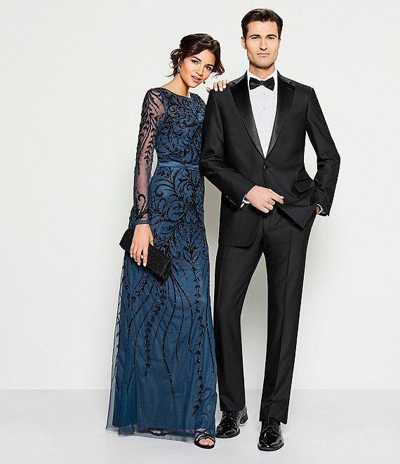 Hart Schaffner Marx Chicago Classic Fit Pleated Pants 2-Piece Tuxedo Product Image