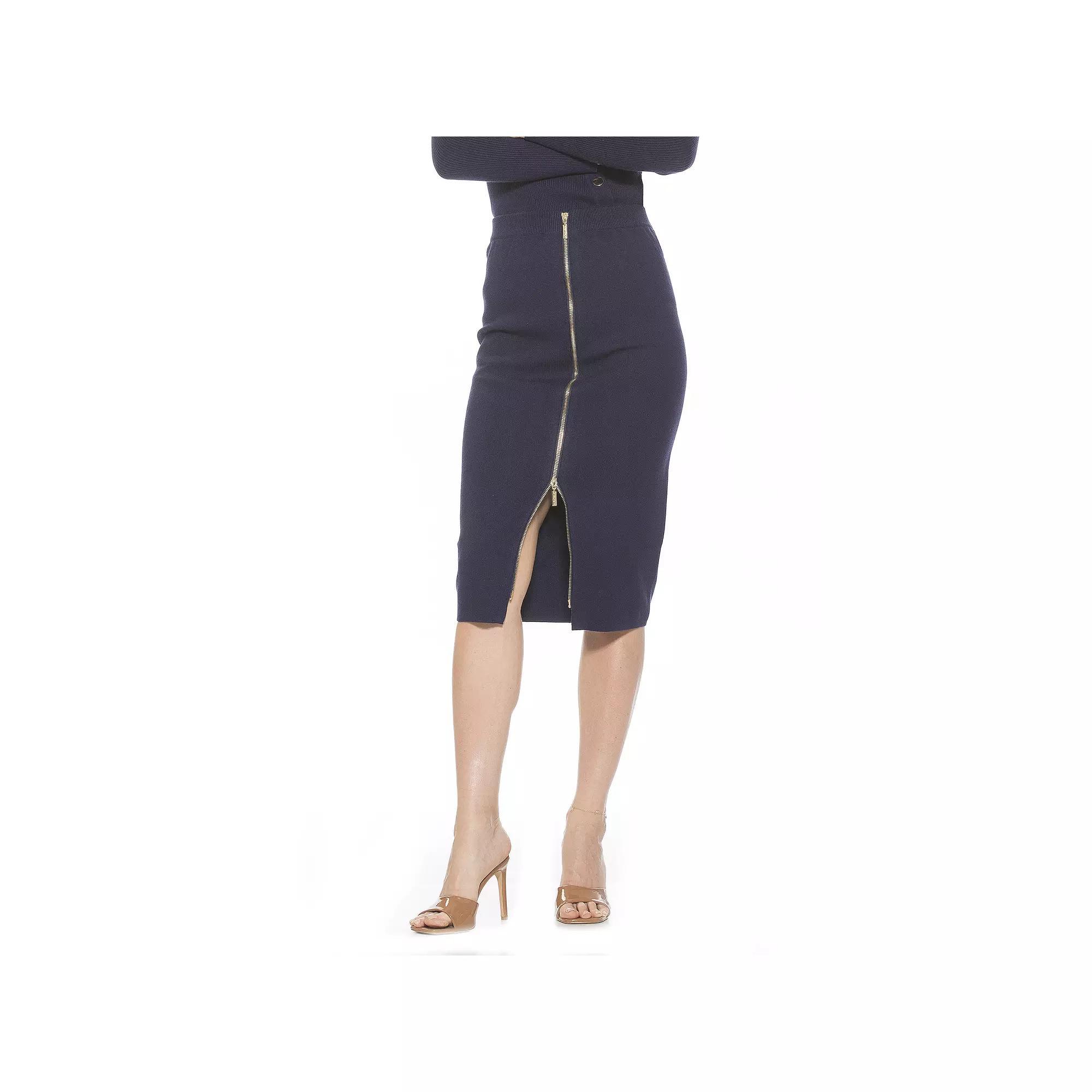 Women's ALEXIA ADMOR Ariana Midi Pencil Skirt, Size: Medium, Camel Product Image
