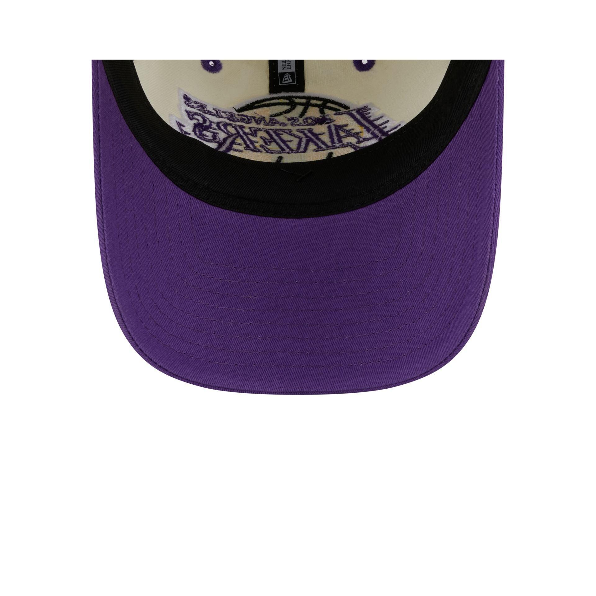 Los Angeles Lakers Classic Sidescript 9TWENTY Adjustable Hat Male Product Image