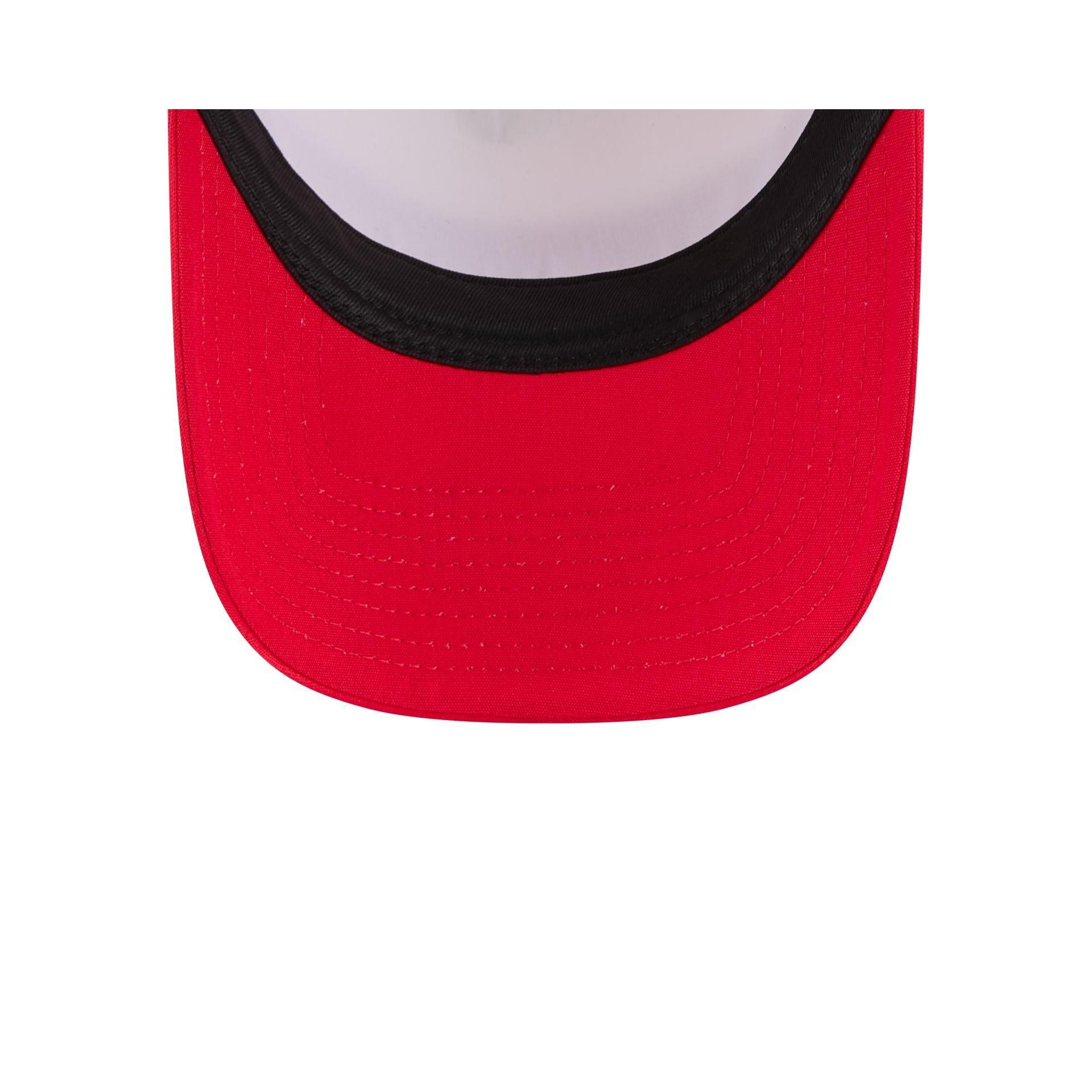 Kansas City Chiefs Color Block 9FORTY A-Frame Trucker Snapback Hat Male Product Image