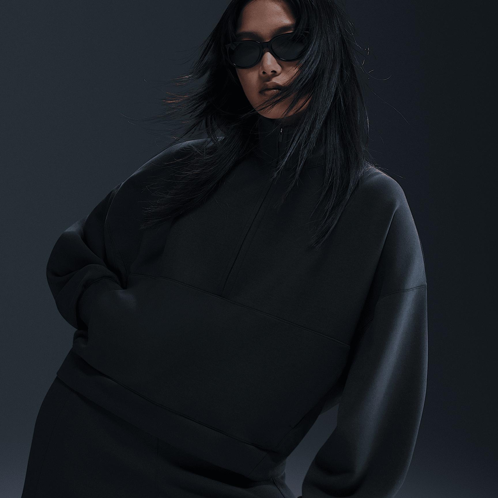 Nike Womens 24/7 ImpossiblySoft Dri-FIT Oversized Half-Zip Top Product Image