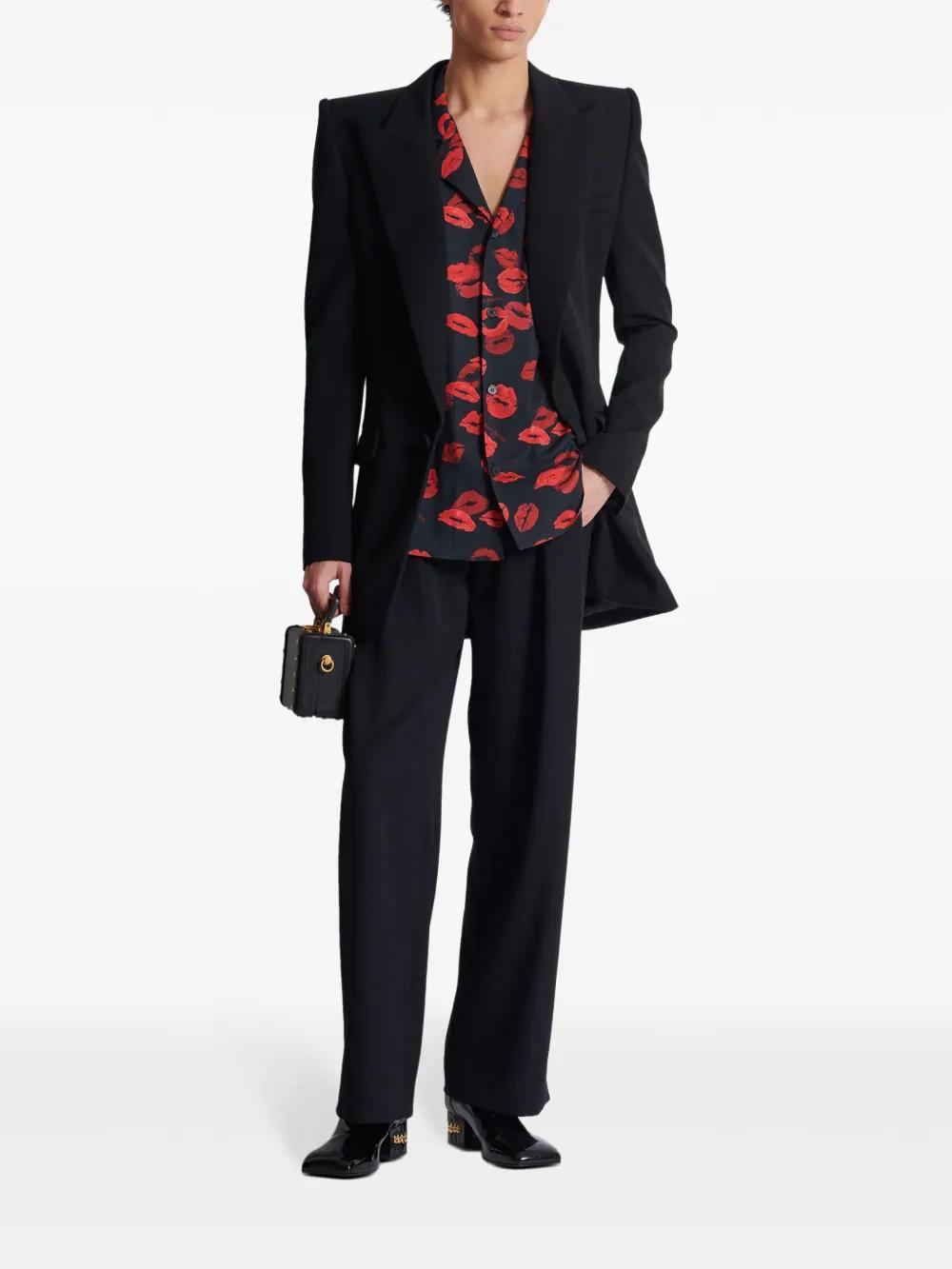 kiss-print shirt Product Image