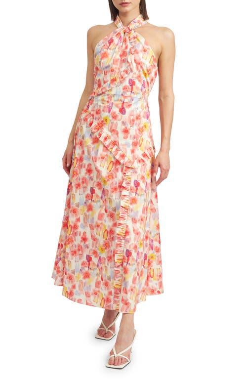 Womens Giada Cotton Halterneck Maxi Dress Product Image