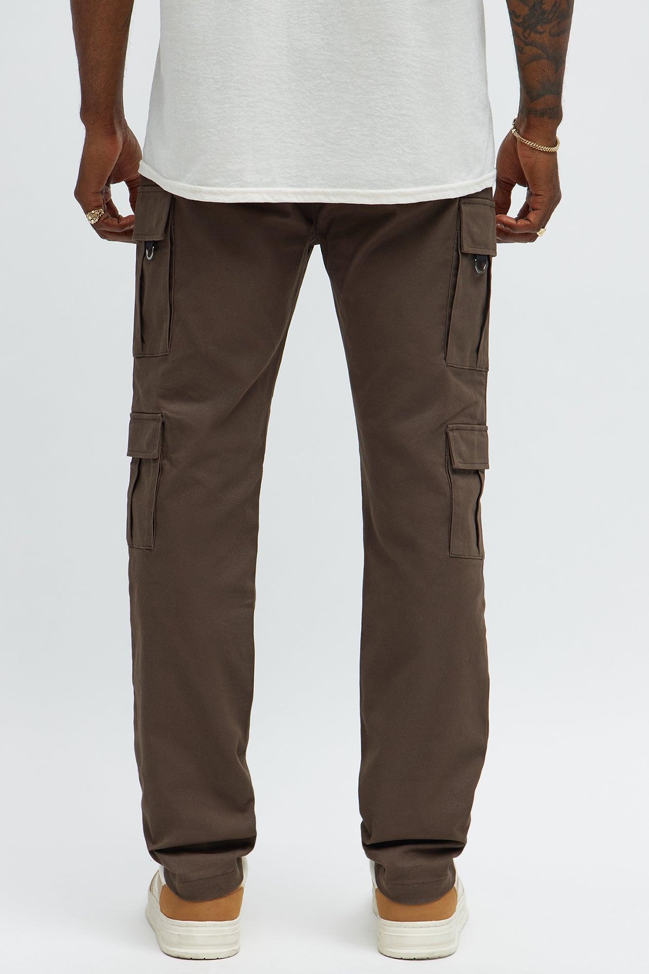 Slim Double It Cargo Pants - Brown Product Image