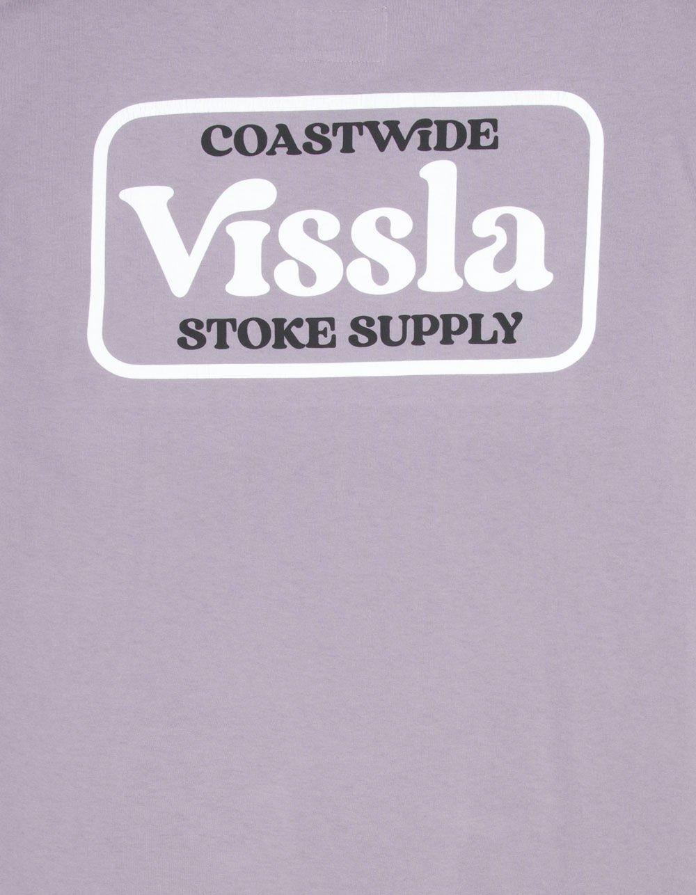 VISSLA Coastwide Mens Pocket Tee - PURPLE Product Image