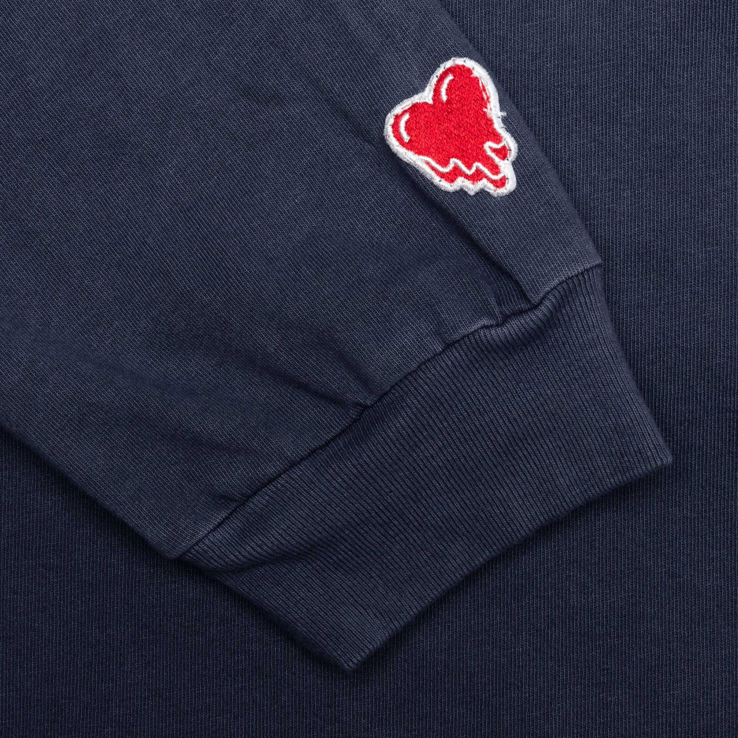 Logo Type L/S Tee - Navy Blue Male Product Image