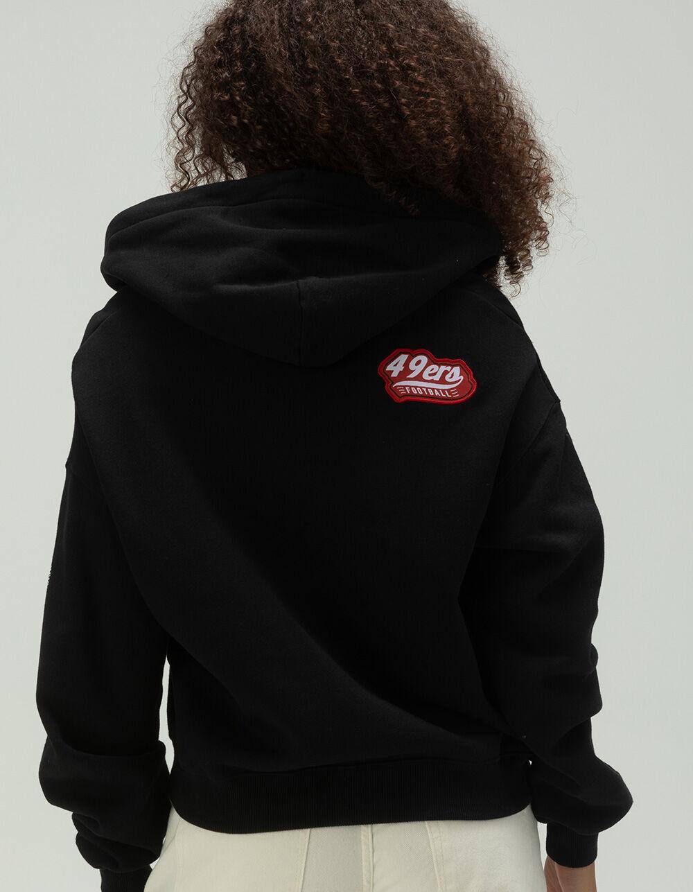 WEAR BY ERIN ANDREWS San Francisco 49ers Womens Hoodie - BLACK Product Image