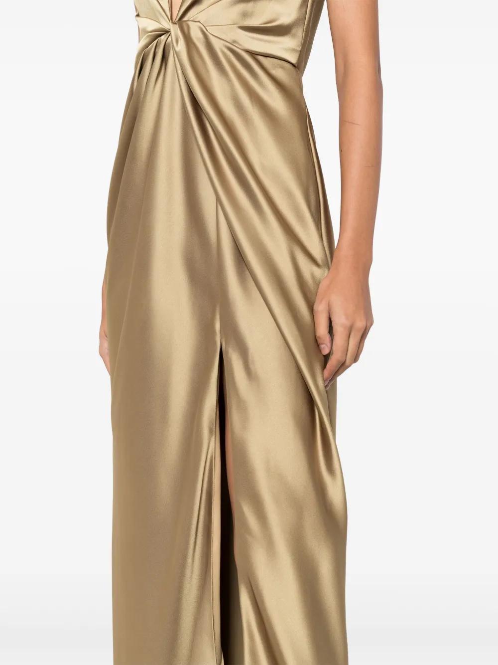twisted drape dress Product Image