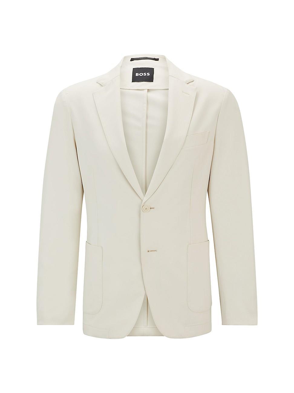 Mens Slim Fit Jacket in Wrinkle Resistant Performance Stretch Fabric Product Image