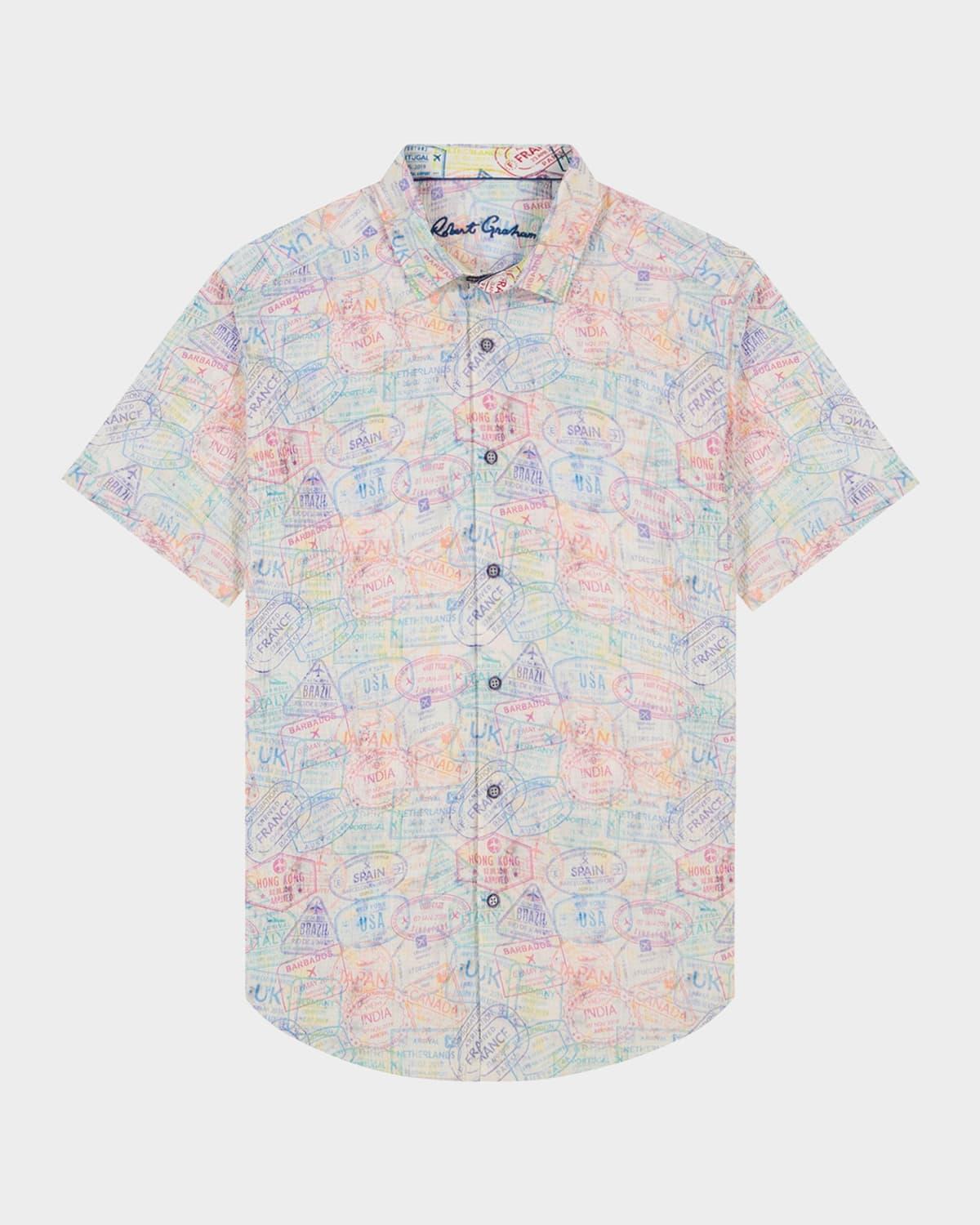 Mens Passport Short-Sleeve Shirt Product Image