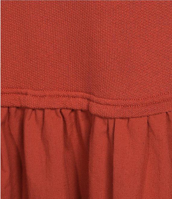 C&V Chelsea & Violet Media Mixed Peplum Dress Product Image