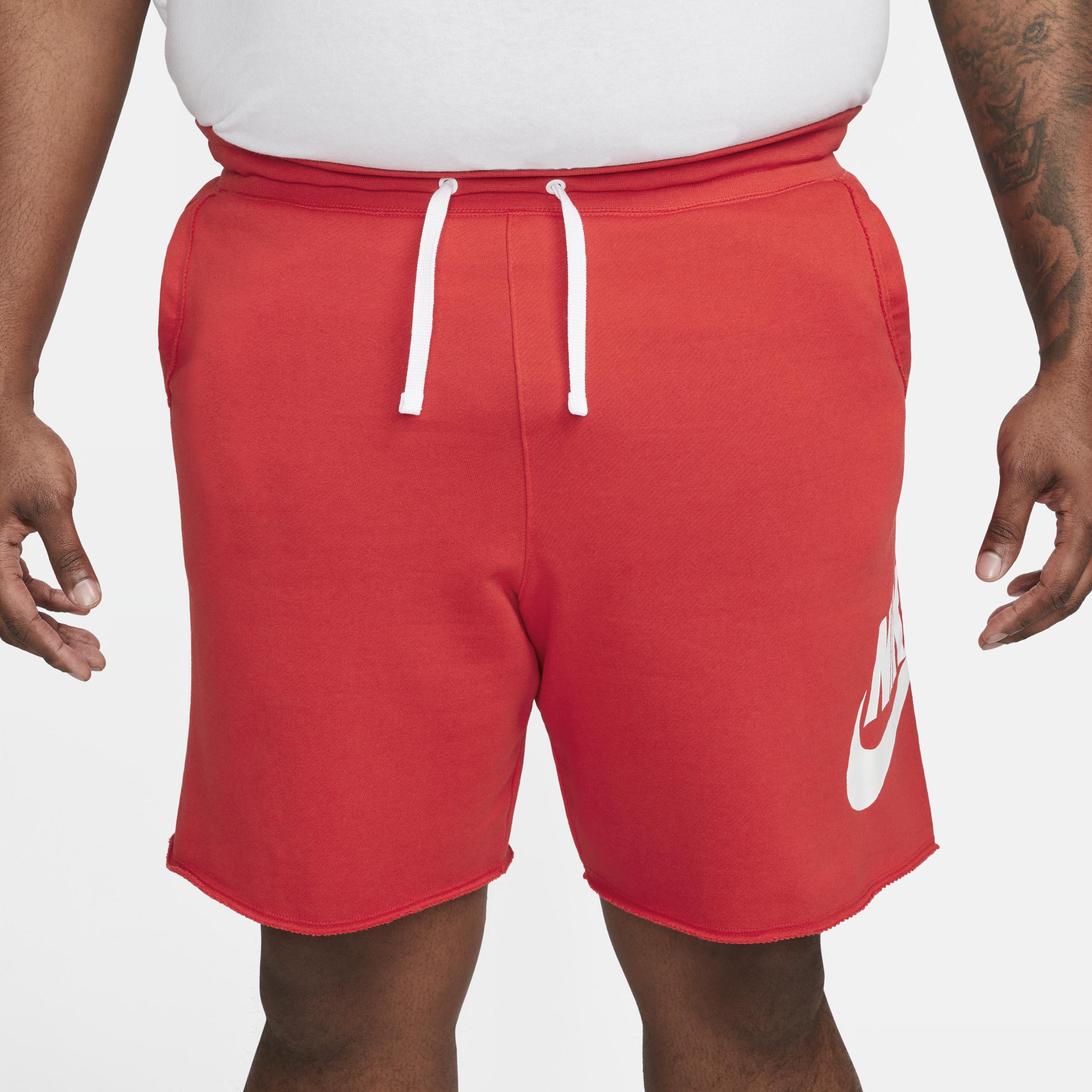 Nike Mens Nike Club Alumni Shorts - Mens Red/White Product Image