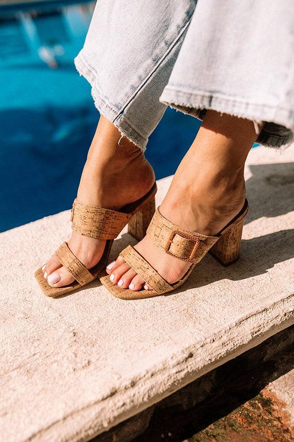 The Lulu Heel In Tan Product Image