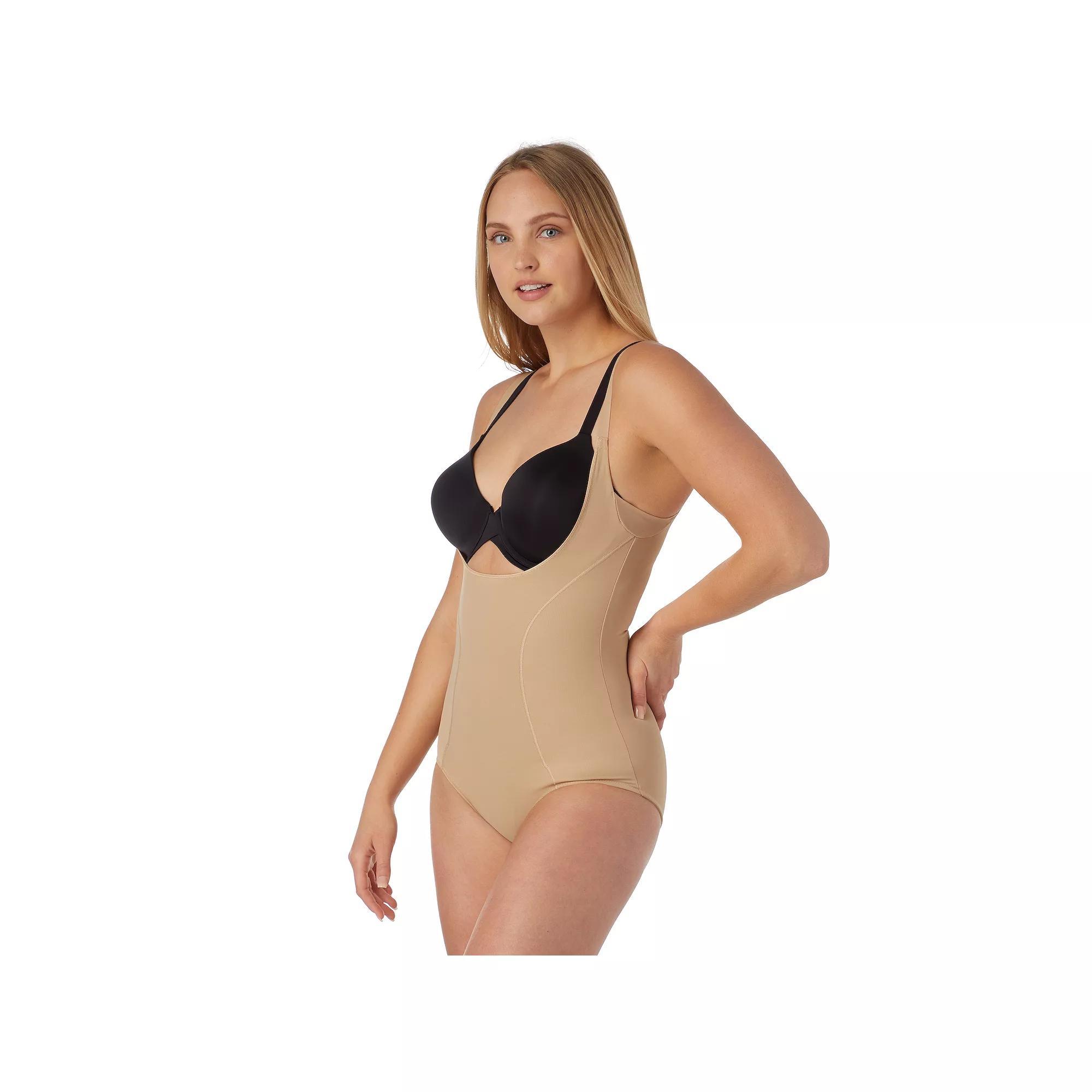 Maidenform Firm Control Shapewear Open Bust Body Shaper 2656, Women's, Size: XL, Body Beige Product Image