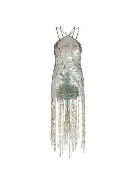 Silver mini dress Product Image