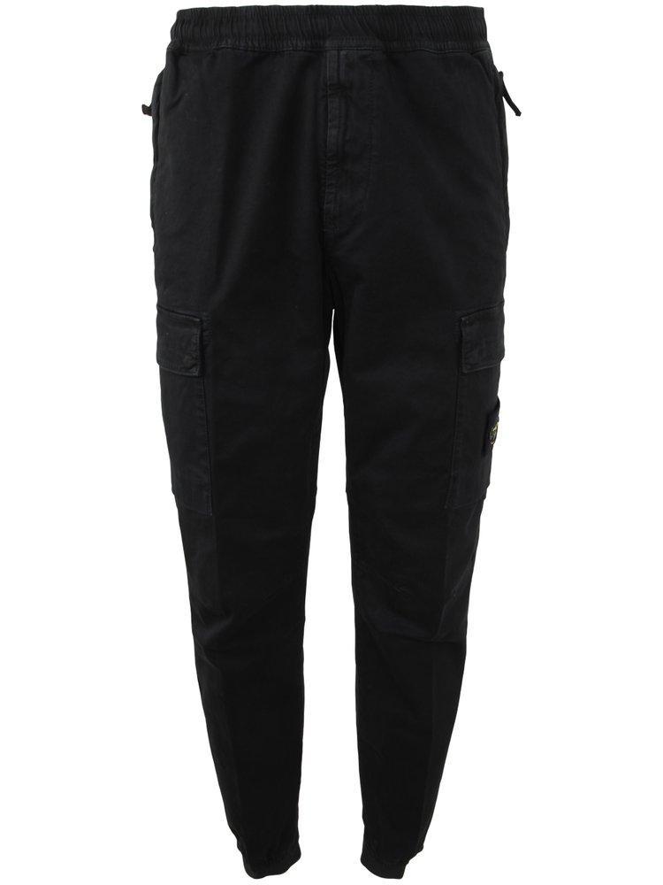 STONE ISLAND Tapered Cargo Trousers In A0129 Product Image
