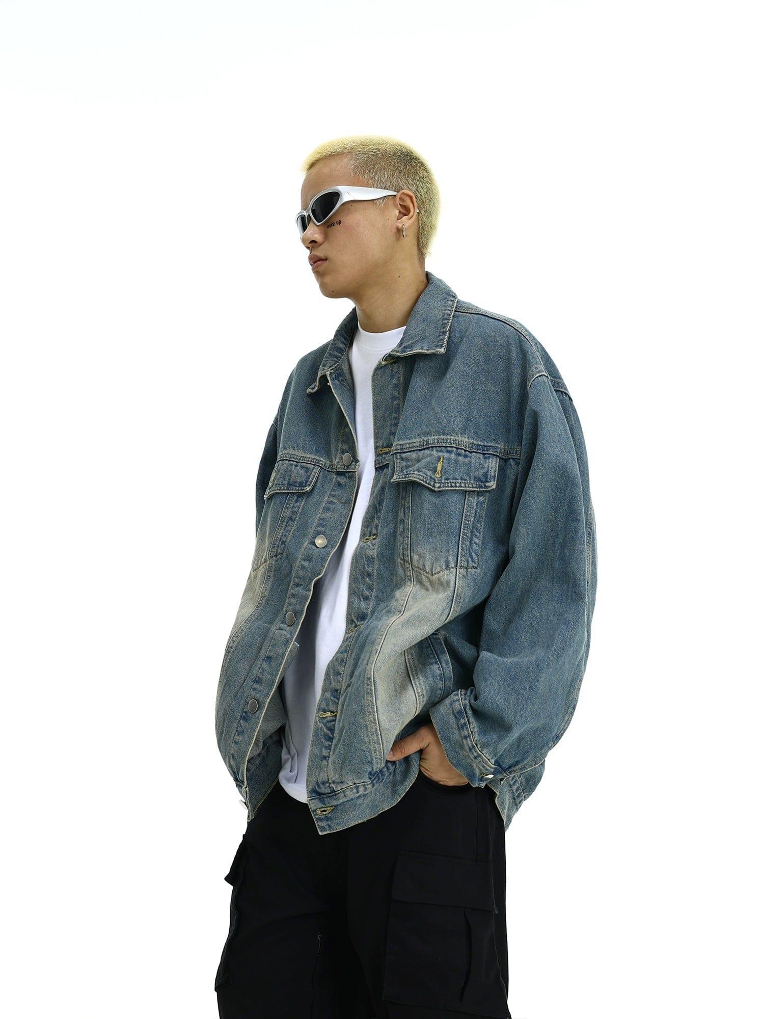 RT No. 11413 WASHED BLUE DENIM JK Product Image