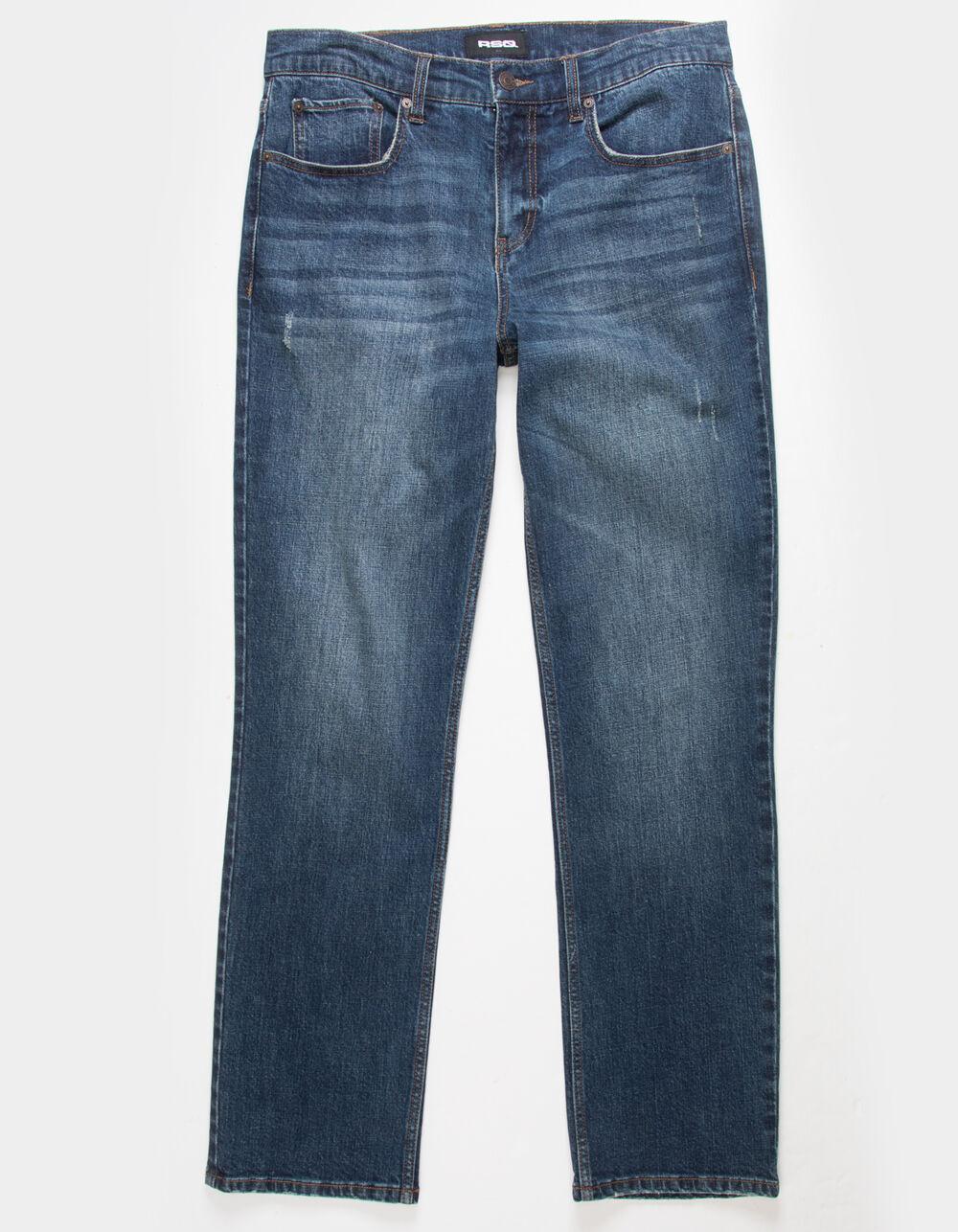RSQ Mens Slim Straight Jeans - LIGHT WASH Product Image