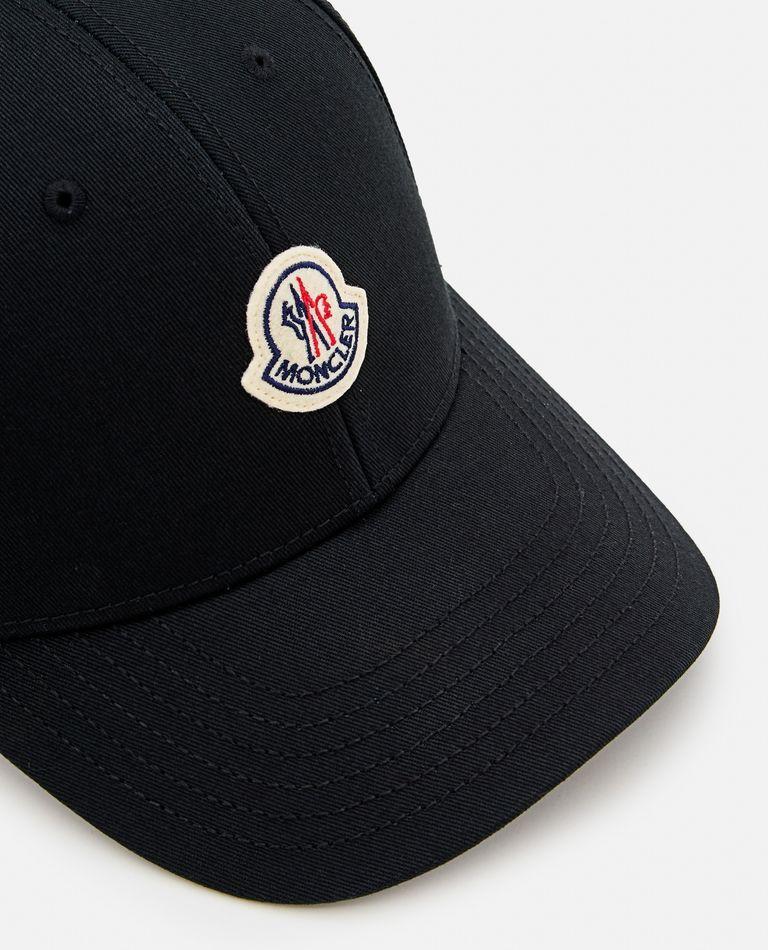 MONCLER Grenoble Logo Embroidered Baseball Cap In Black Product Image
