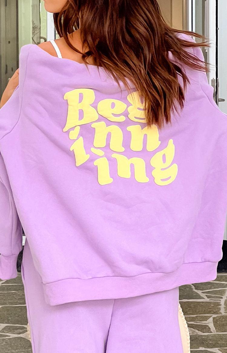 Beginning Purple Snuggle Bubble Hoodie Product Image