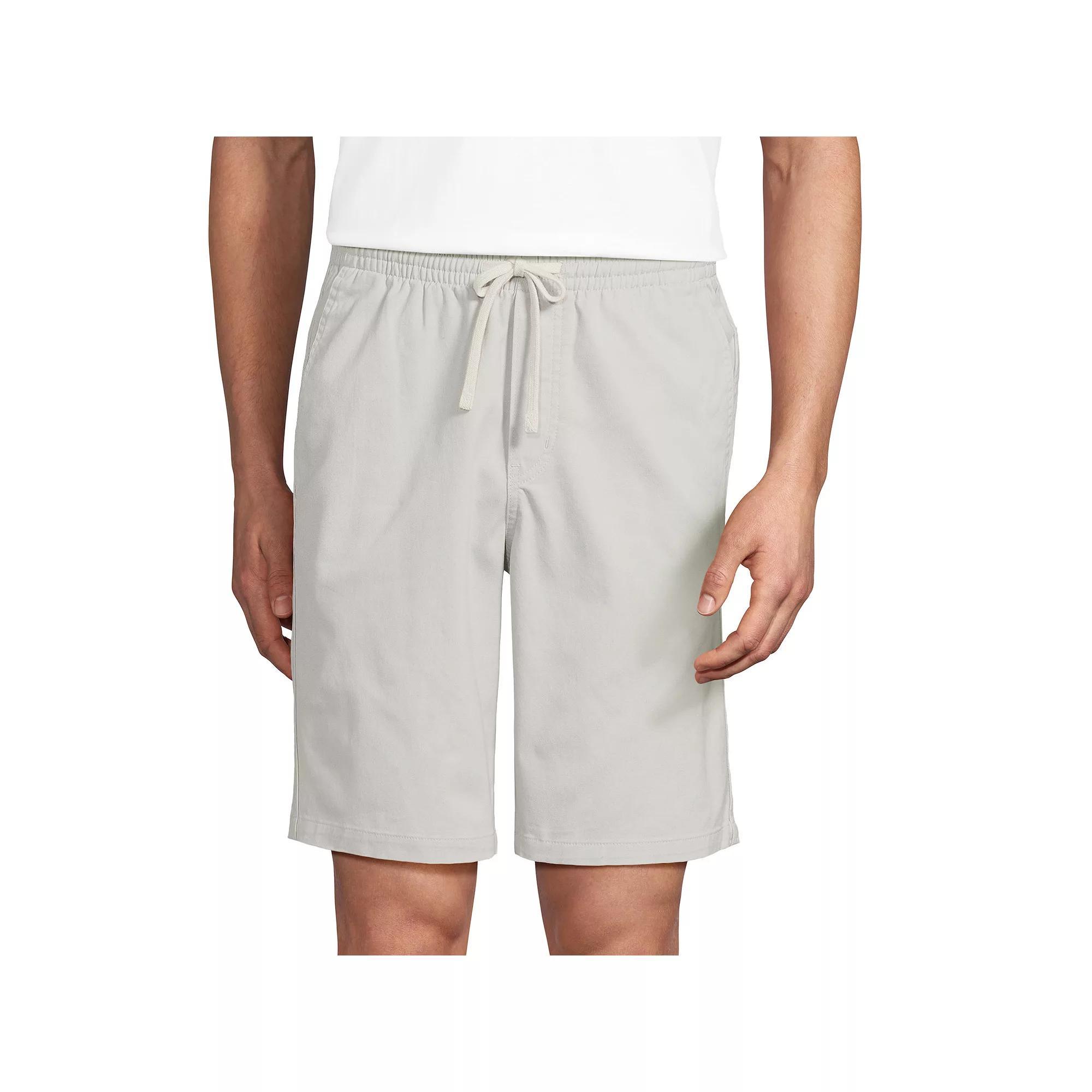 Men's Lands' End Pull-On Deck Shorts, Size: Large, Soft Pink Product Image