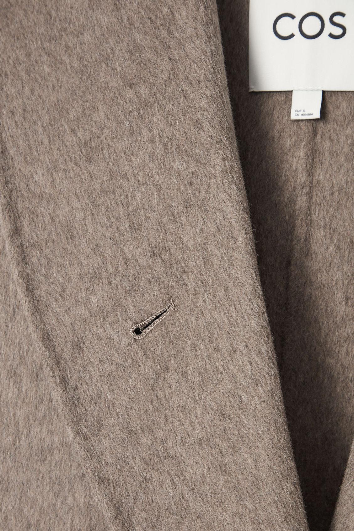 DOUBLE-FACED WOOL PEA COAT Product Image