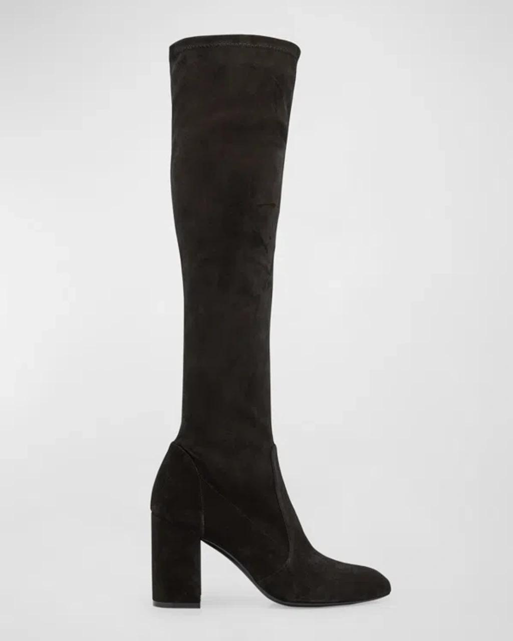 Stuart Weitzman Yuliana 85 Block Heel Slouch Boots Product Image