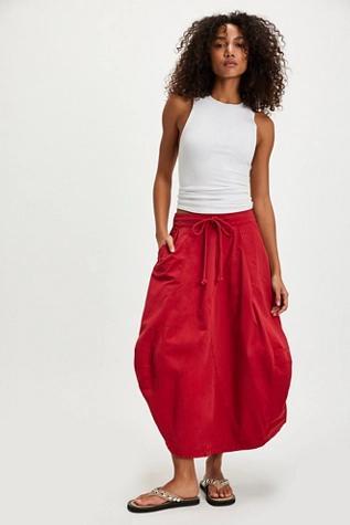 Willow Poplin Maxi Skirt Product Image