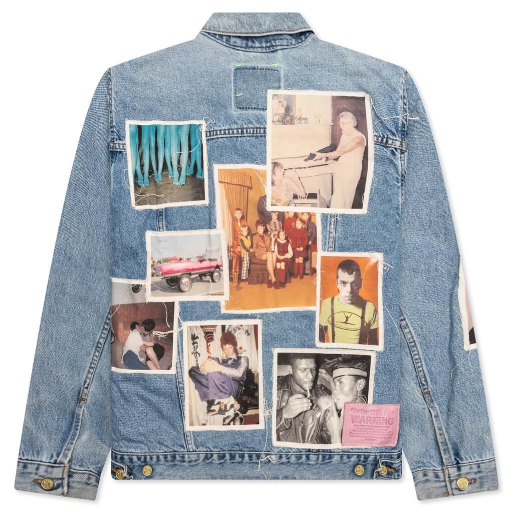 Portrait Denim Jacket - Multi Male Product Image