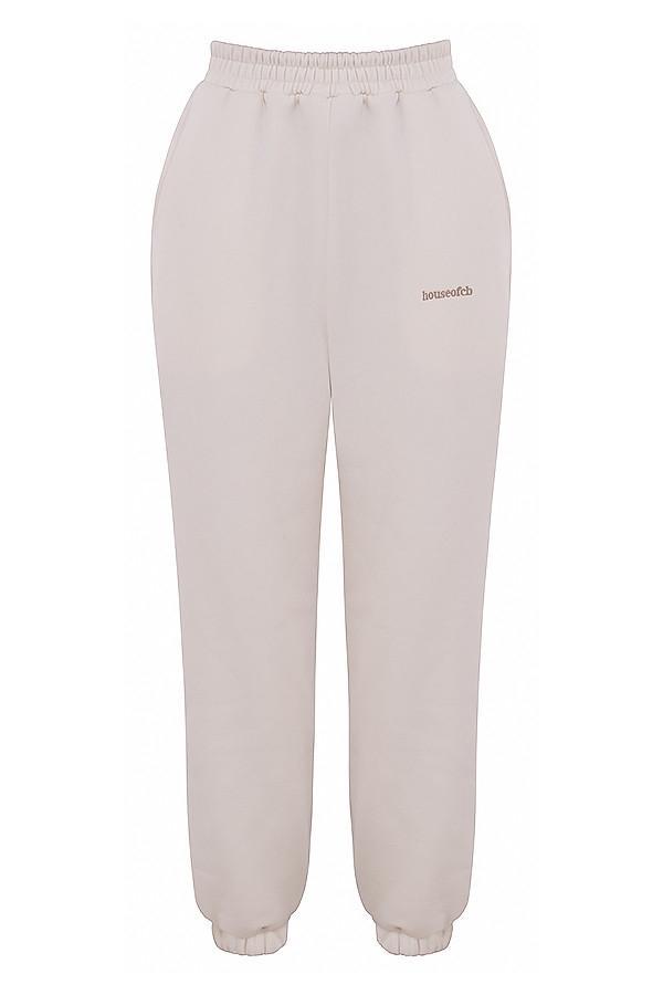 Sky Off White Fleece Back Jogging Trousers Product Image