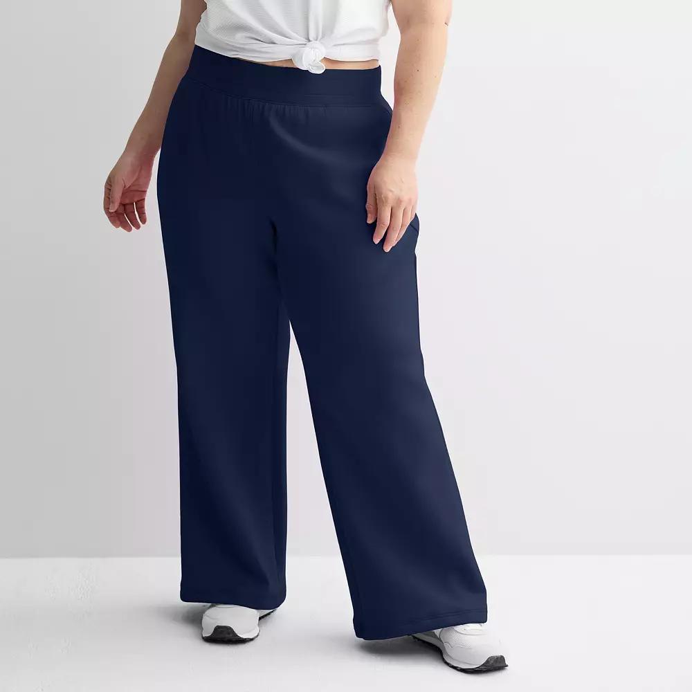 Plus Size Tek Gear® Ultracomfort Wide Leg Pants, Women's, Size: 3XL, Blue Romance Product Image