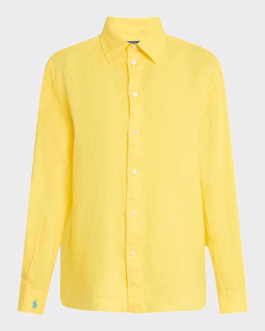Oversize Fit Linen Shirt Product Image
