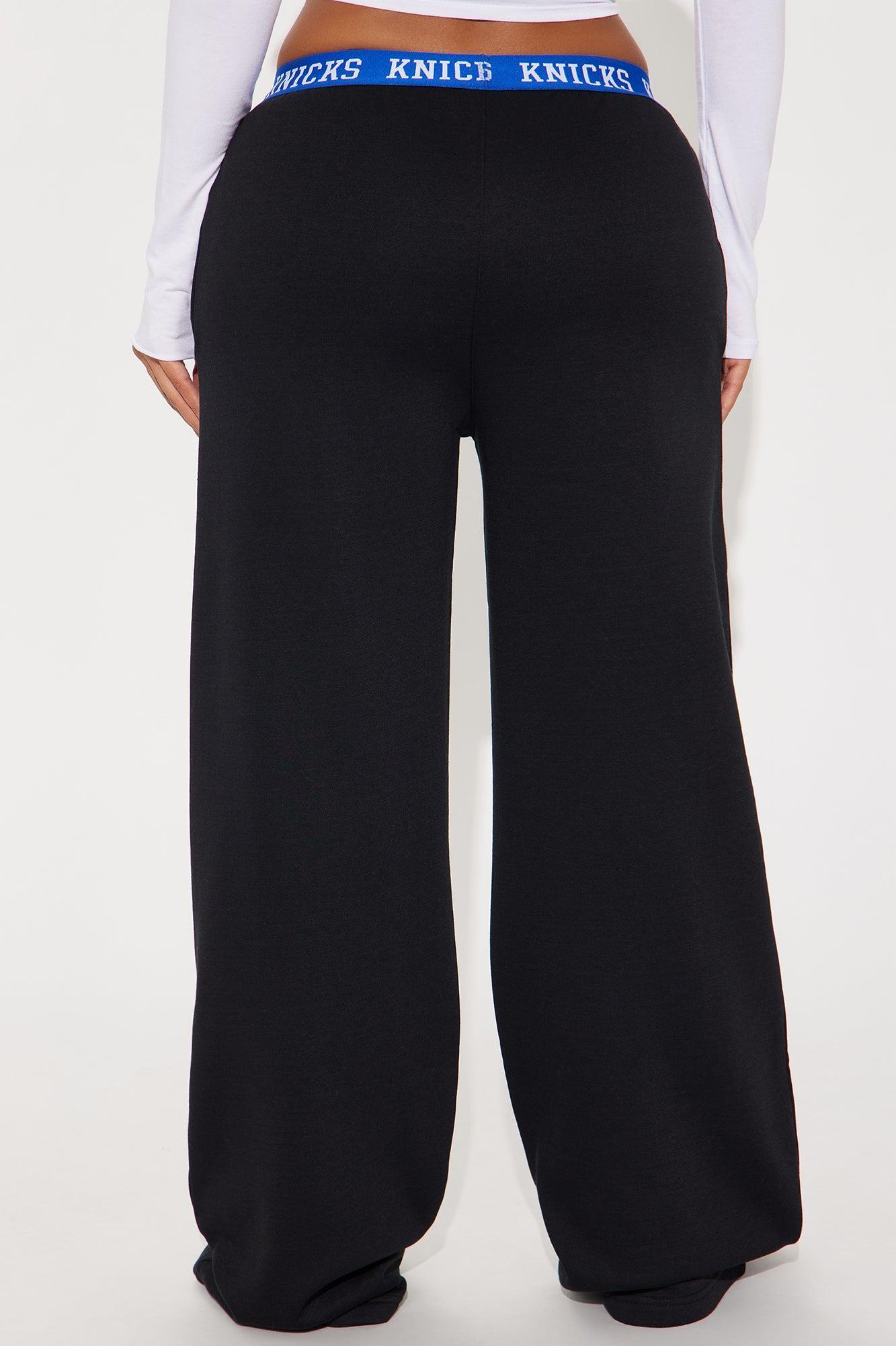 Knicks Free Throw Wide Leg Pant - Black Product Image