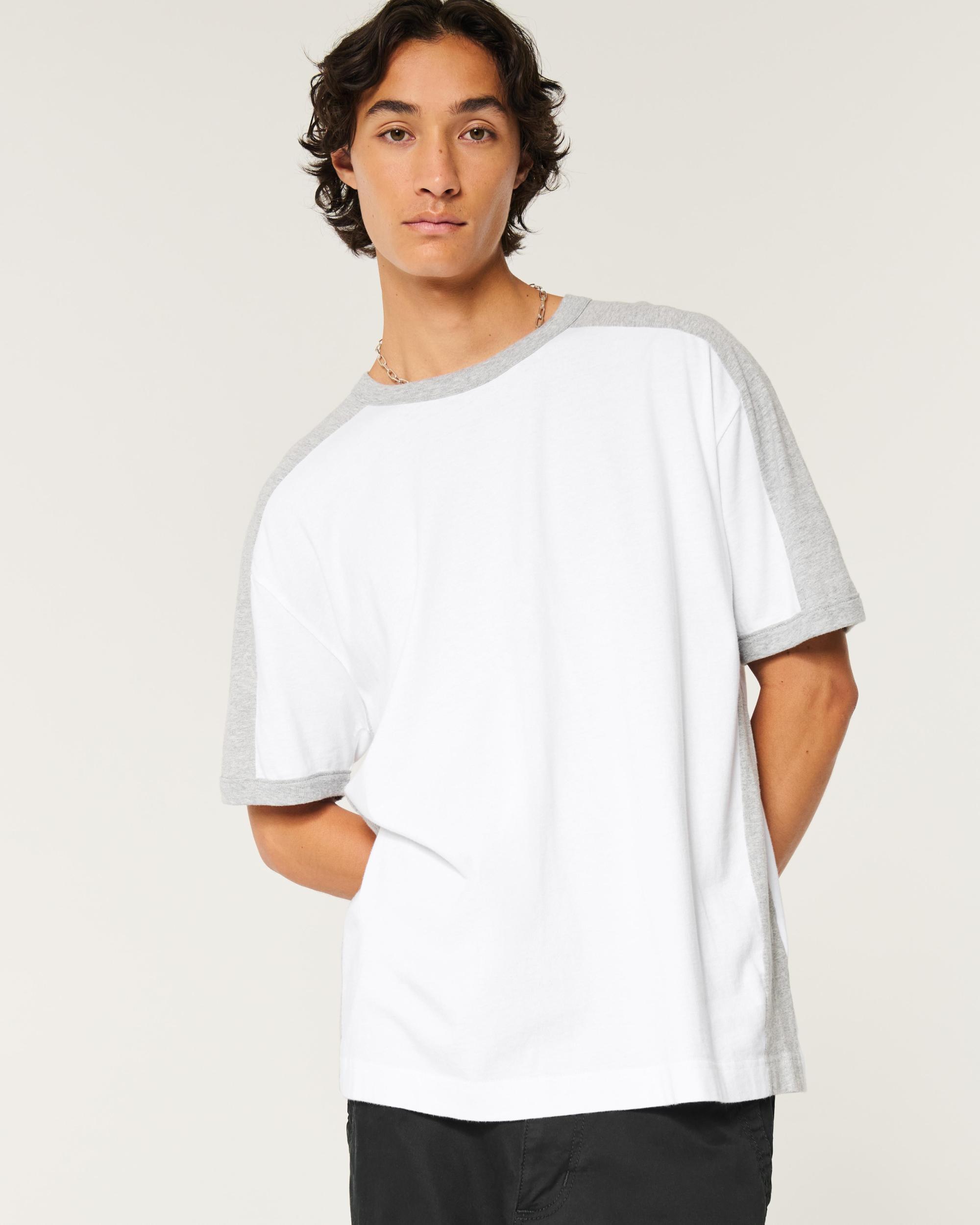 Boxy Ringer Crew T-Shirt Product Image