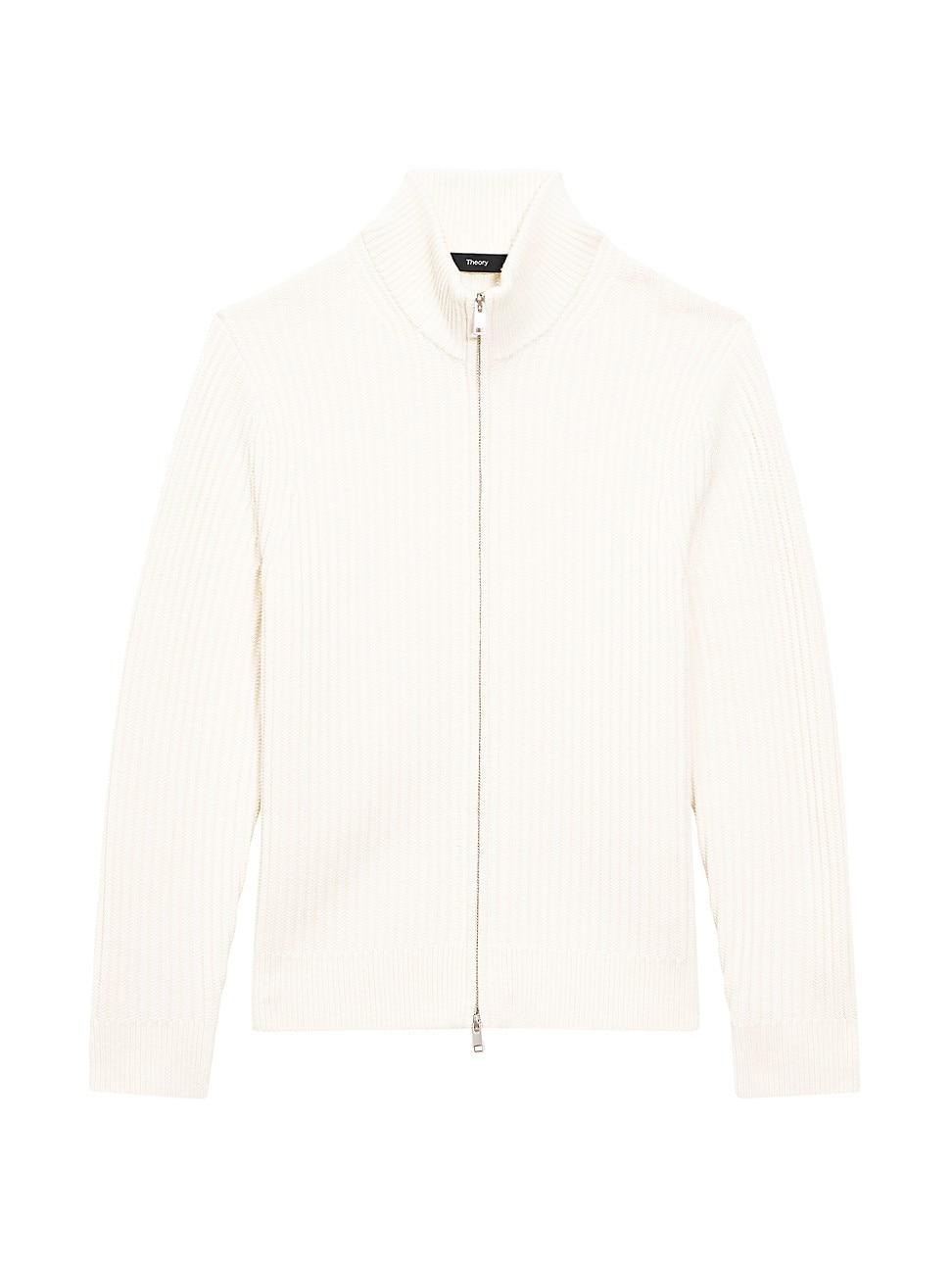 Mens Tomas Merino Wool Full-Zip Sweater Product Image