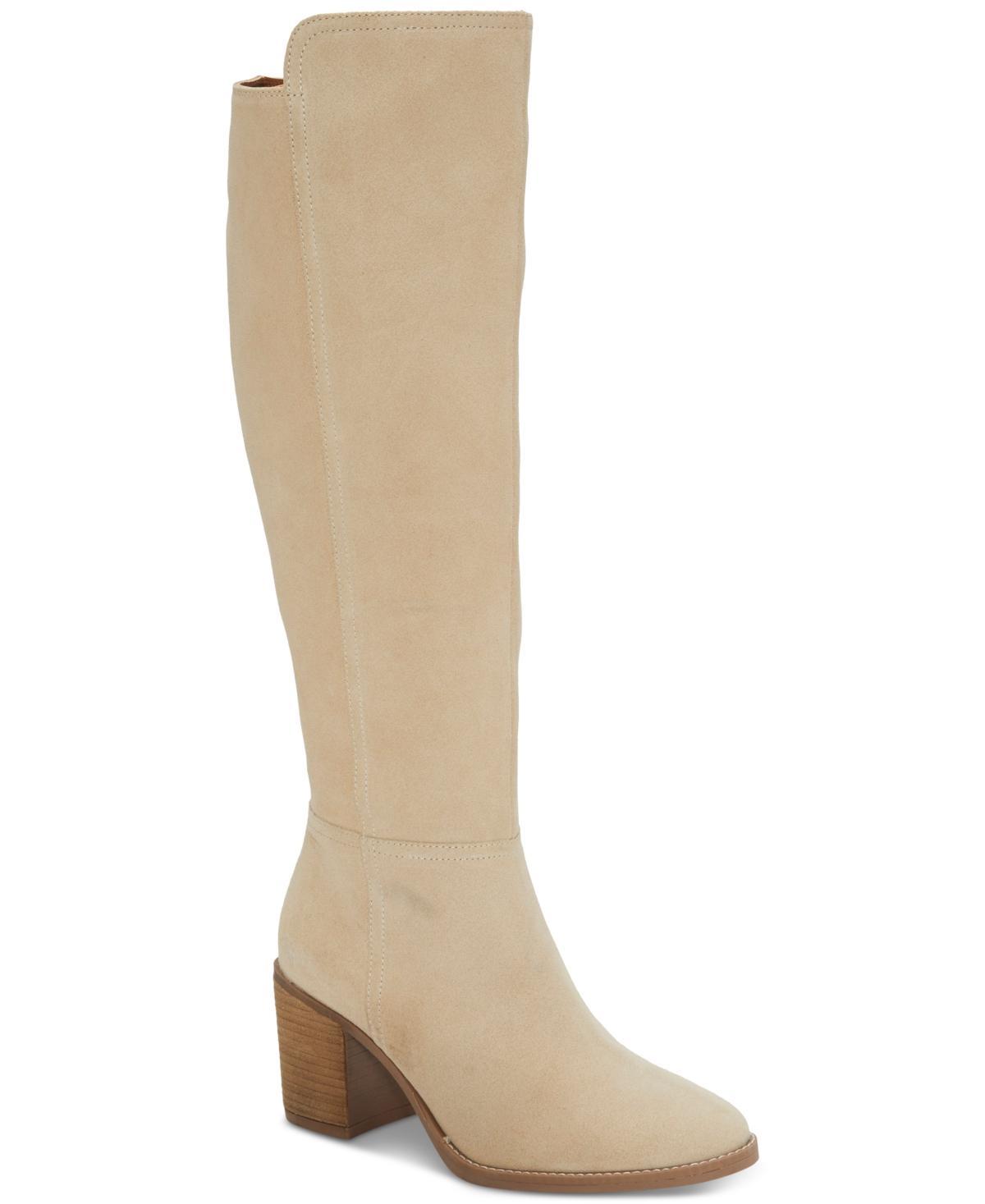 Lucky Brand Womens Bonnay Knee-High Block-Heel Boots Product Image