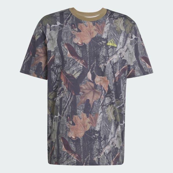 adidas Camo Tee Black 2XL Mens Product Image