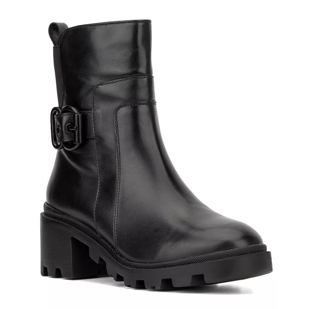 Vintage Foundry Co. Guilia Women's Leather Ankle Boots, Size: 11, Black Product Image