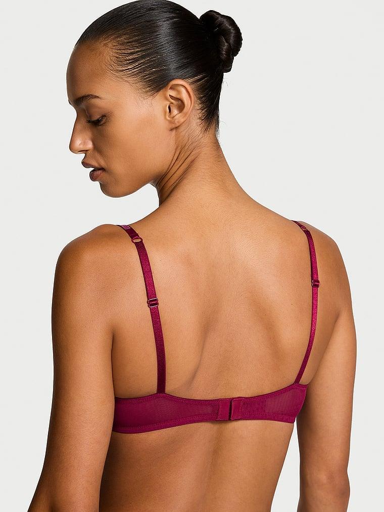 Sheer Shine Unlined Low-Cut Demi Bra Product Image