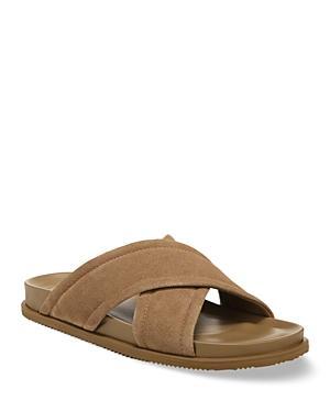 Mens Derek Leather Slide Sandals Product Image