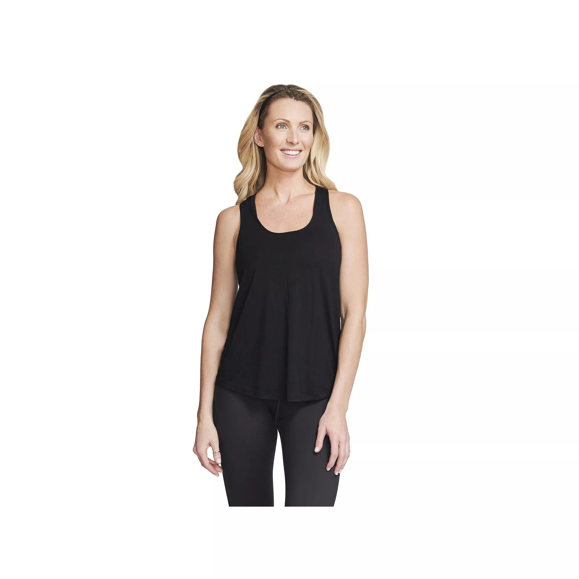 Women's Mazu Swim Ultra Soft Racerback Cover Up Tank Top Top, Size: Medium, Black Product Image
