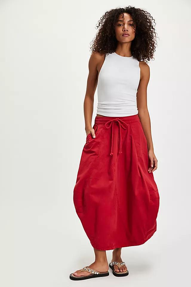 Willow Poplin Maxi Skirt Product Image
