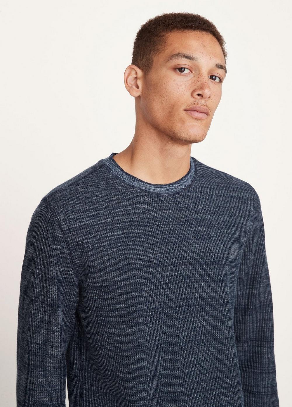 Heather Thermal Long Sleeve Crew Neck Shirt Product Image