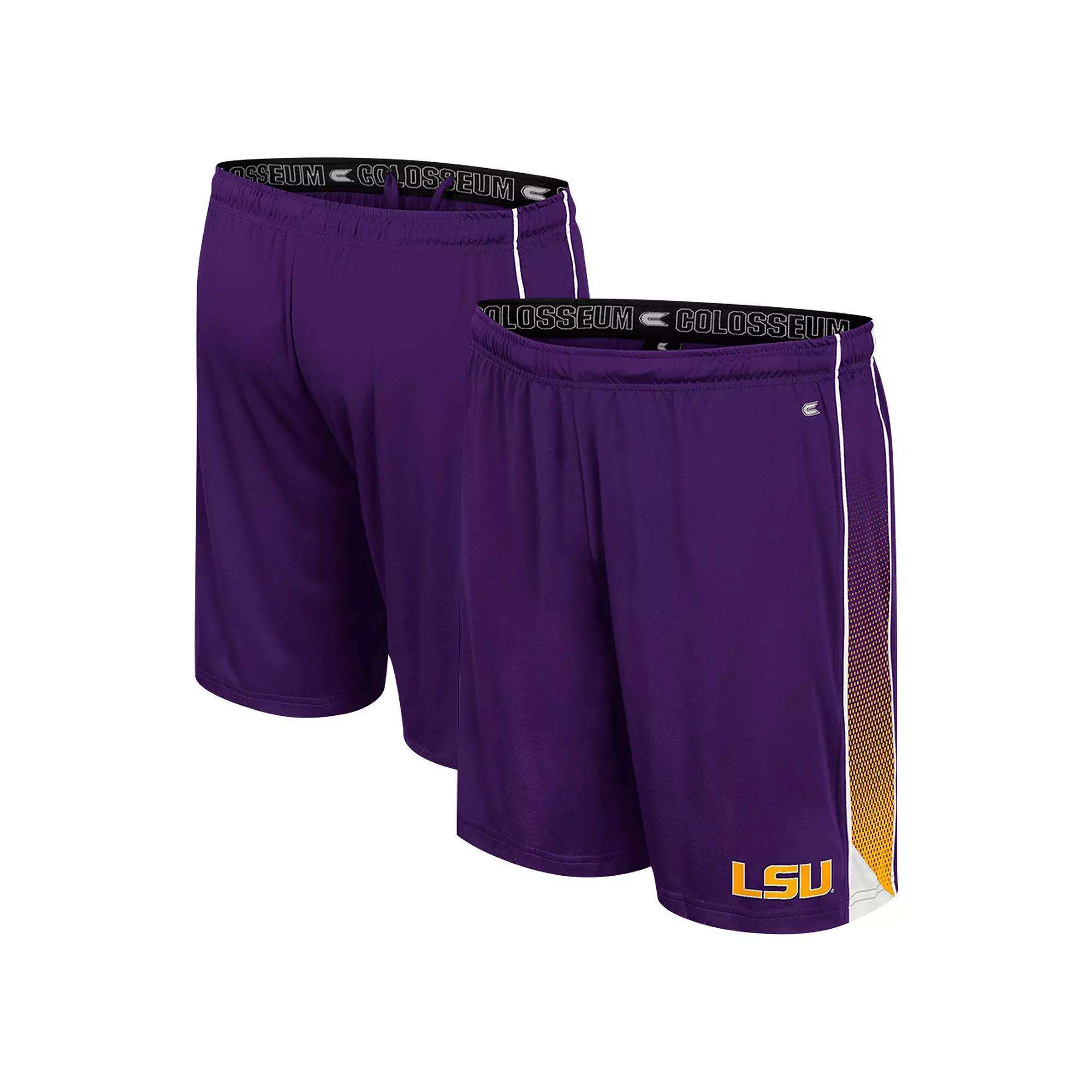 Men's Colosseum Purple LSU Tigers Online Shorts, Size: 2XL Product Image