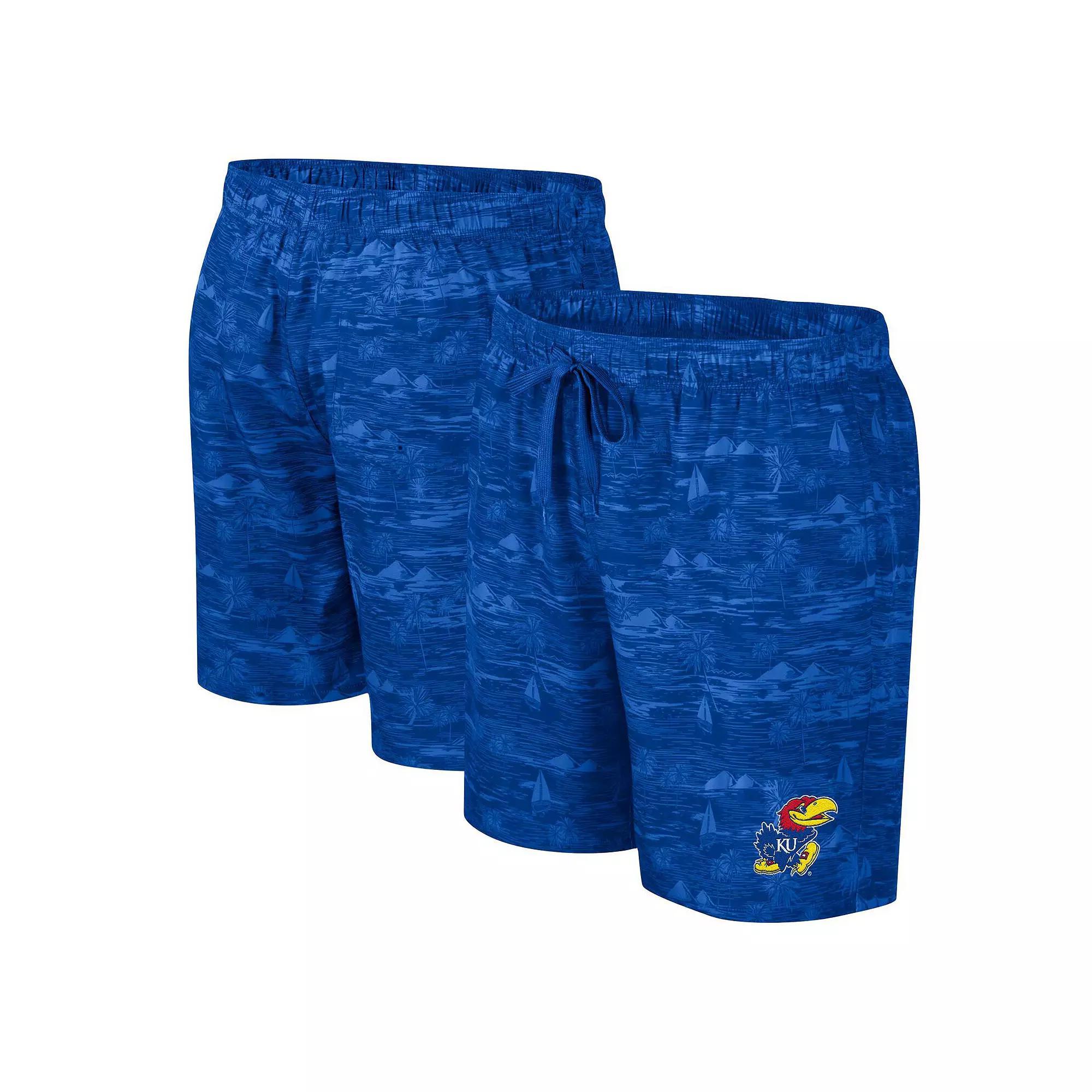 Men's Colosseum Green Baylor Bears Ozark Swim Shorts, Size: XL, Bay Green Product Image