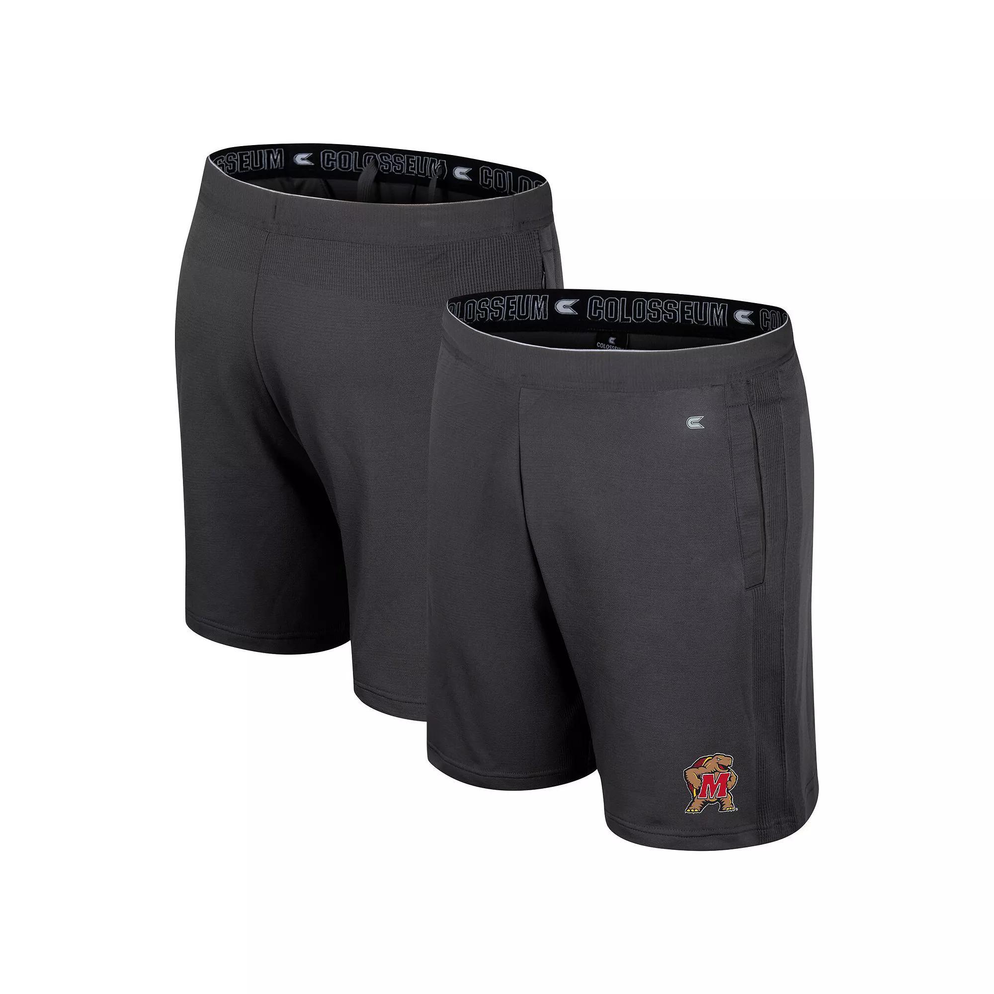 Men's Colosseum Charcoal Kansas Jayhawks Forget Shorts, Size: Medium Product Image