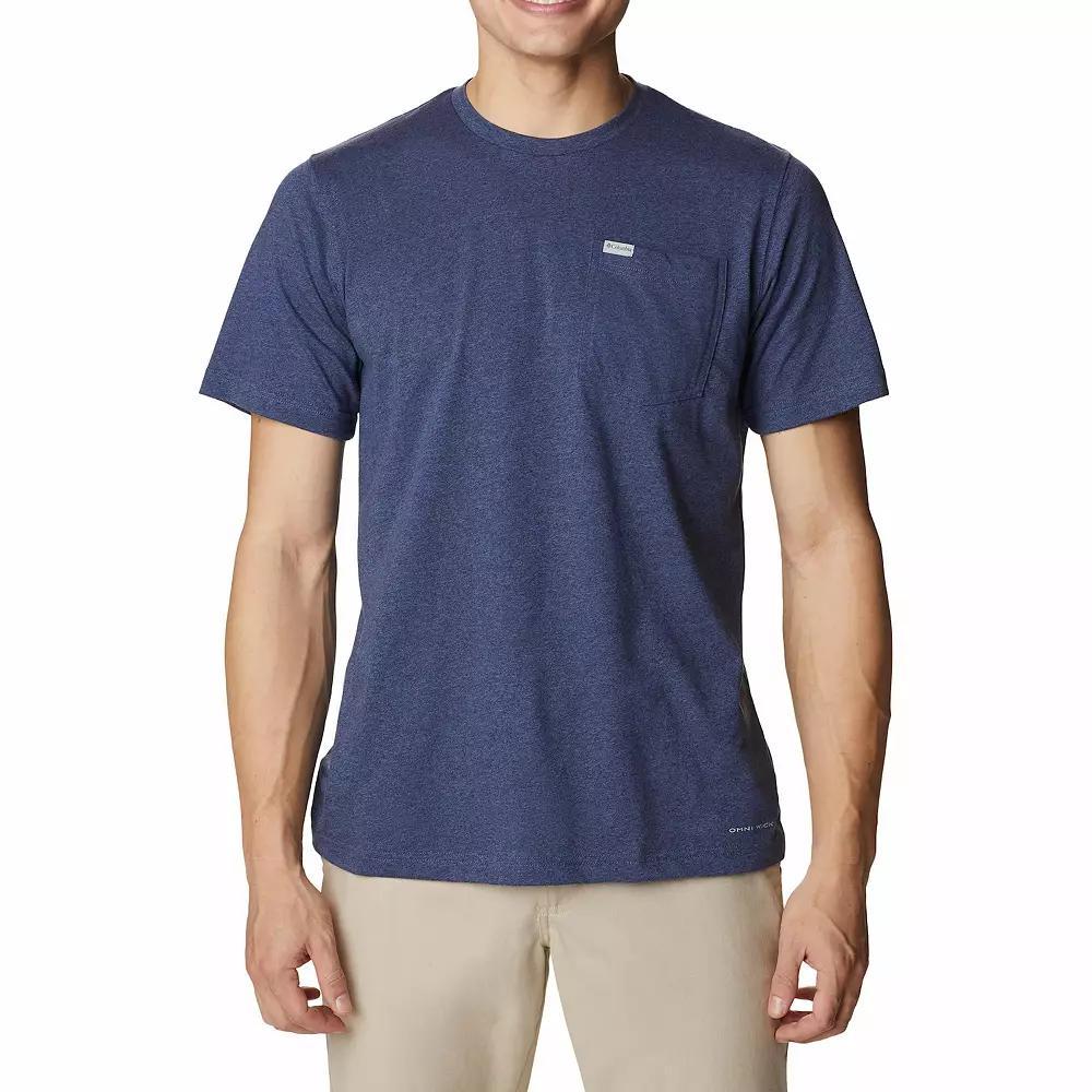 Men's Columbia Thistletown Hills™ Pocket Tee, Size: XL, Columbia Grey Grey Product Image