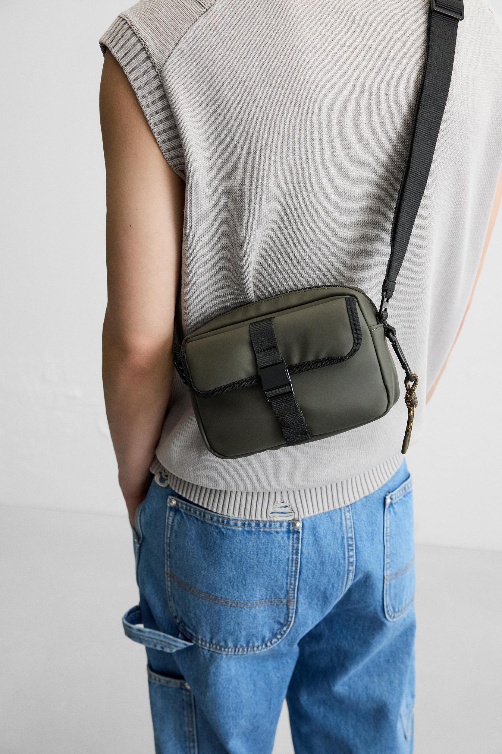 RUBBERIZED CROSSBODY BAG Product Image